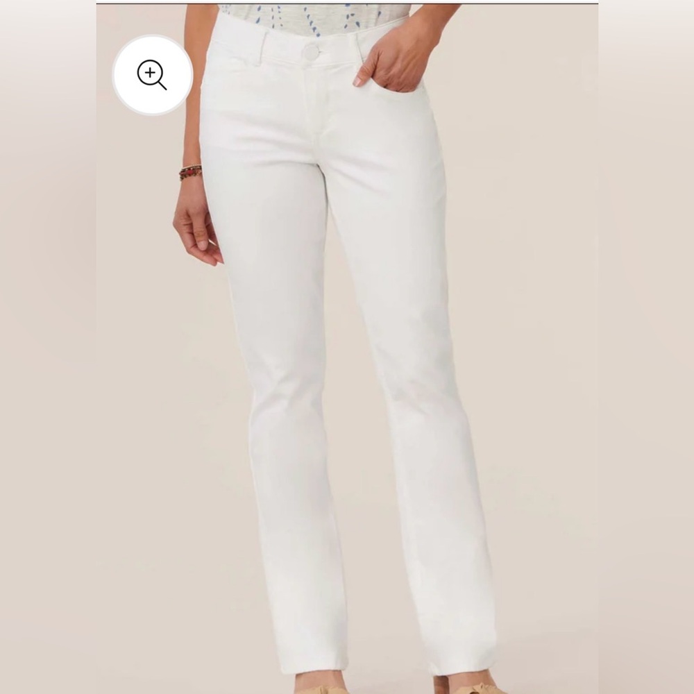 Democracy "Ab"Solution Itty Bitty Boot White Jean… - image 3